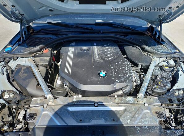 WBA83AP05PCL85194 2023 BMW M4 Blue უკანა სალონის ხედი