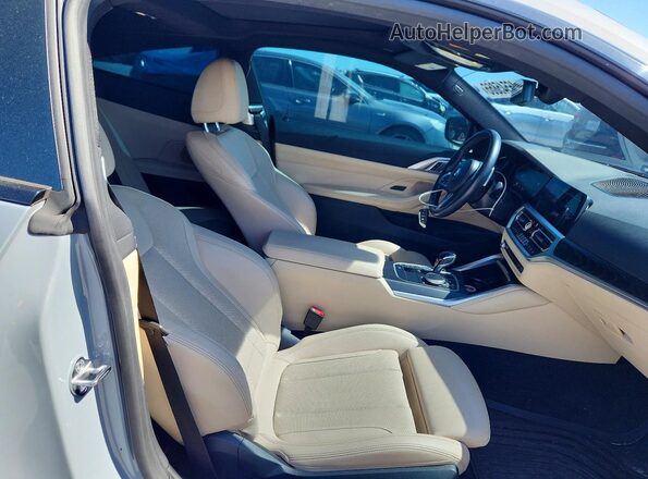 WBA83AP05PCL85194 2023 BMW M4 Blue უკანა სავარძლების ხედი