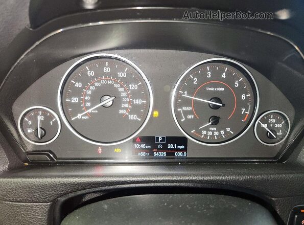 WBA8B9C56JAE22083 2018 BMW 7 SERIES White Widok zestawu wskaźników