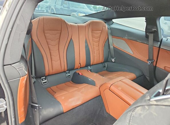 WBAAE4C07PCM53627 2023 BMW 8 SERIES Black Rear seats view