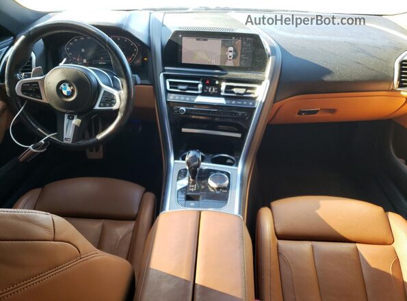 WBABC4C58KBJ35486 2019 BMW M8 White Вид панелі приладів
