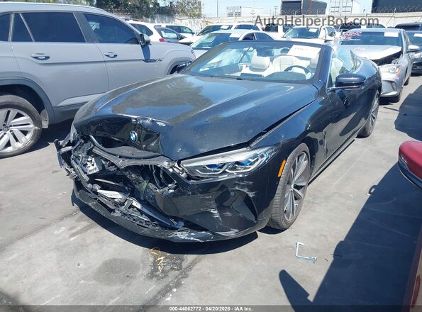 WBADZ2C05LCE05126 2020 BMW 8 SERIES Черный Передняя левая четверть