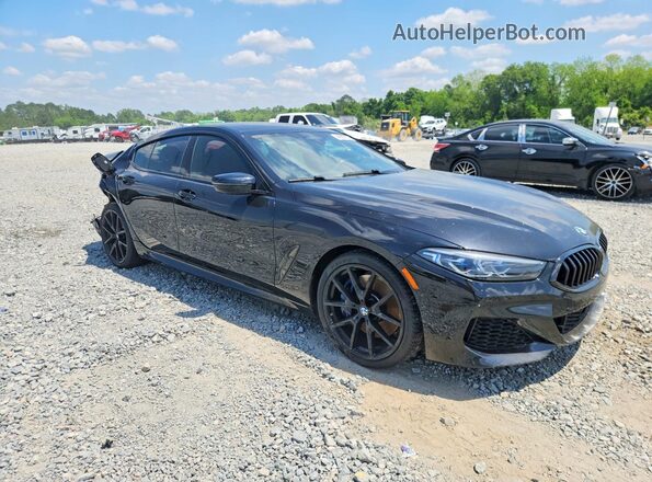 WBAGV2C01MCF98224 2021 BMW 8 SERIES Черный Передняя правая четверть