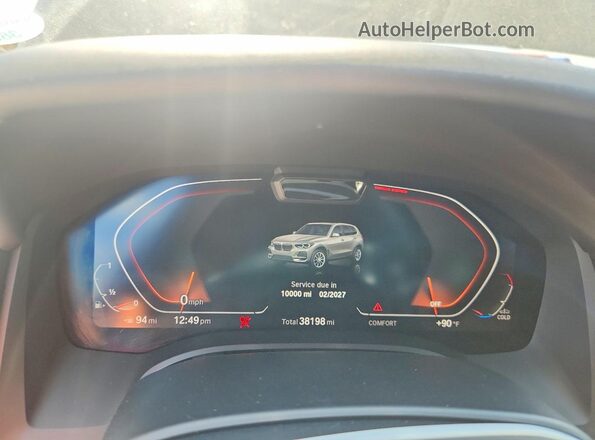 WBAGV2C01MCF98224 2021 BMW 8 SERIES Черный Вид щитка приборов