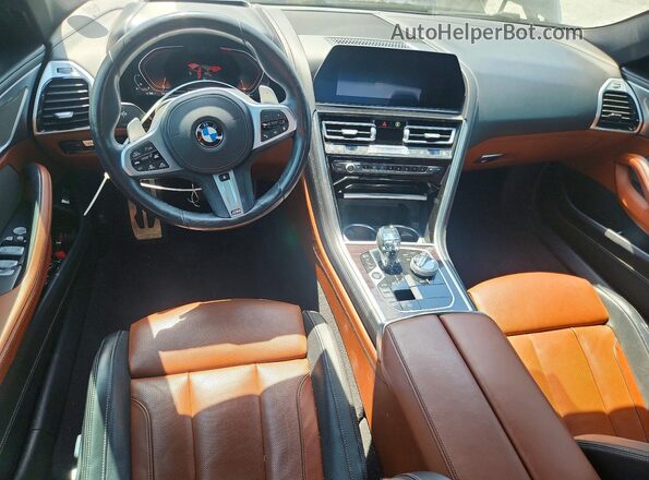 WBAGV2C01MCF98224 2021 BMW 8 SERIES Черный Вид панели приборов