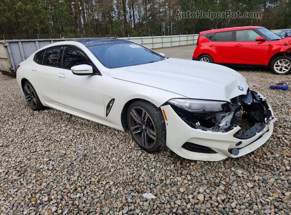WBAGV2C01PCL65624 2023 BMW 8 SERIES White Delantero derecho