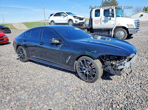 WBAGV4C03MCG30182 2021 BMW 8 SERIES Черный Передняя правая четверть