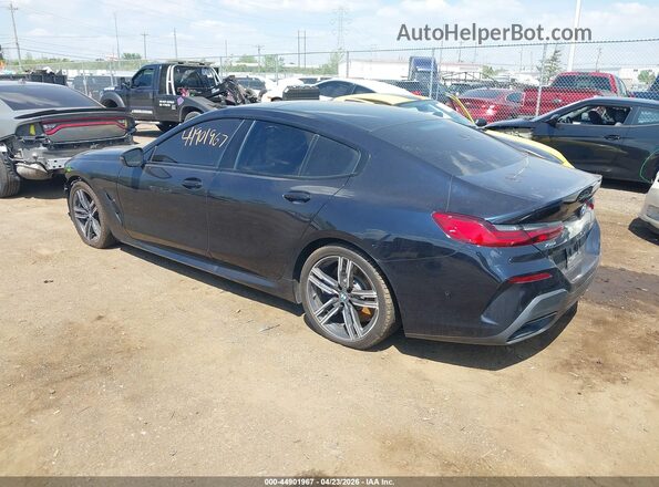 WBAGV4C06MCF00588 2021 BMW 8 SERIES Dark Blue Հետևի ձախ