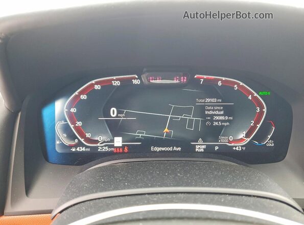WBAGV4C0XPCK65257 2023 BMW 8 SERIES Черный Вид щитка приборов