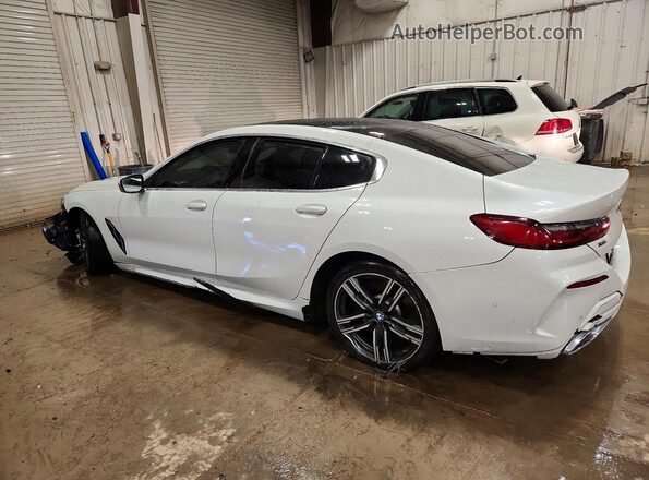 WBAGV8C00MCF75889 2021 BMW M8 White Հետևի ձախ