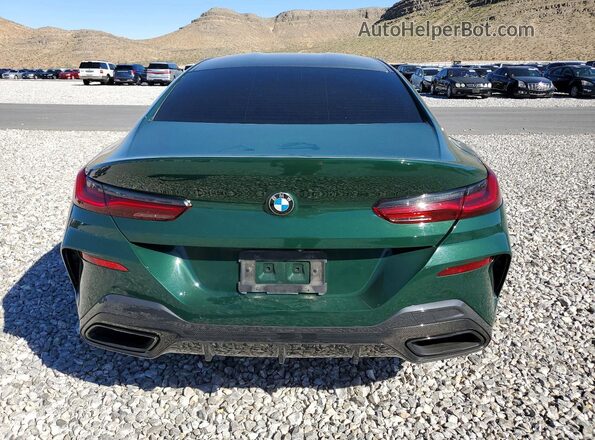 WBAGV8C00MCF83216 2021 BMW M8 Green უკანა ხედი