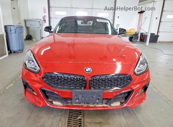WBAHF3C01MWX36122 2021 BMW Z4 Red წინა ხედი