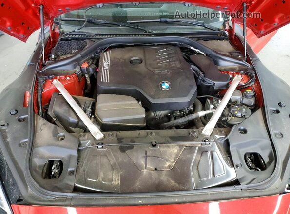 WBAHF3C01MWX36122 2021 BMW Z4 Red უკანა სალონის ხედი