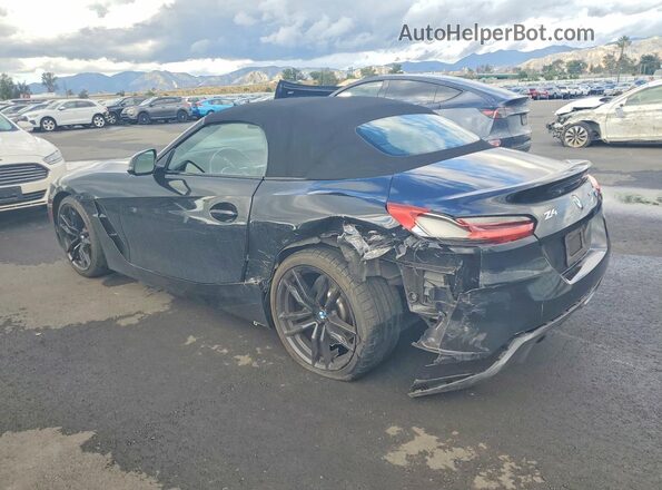 WBAHF3C01NWX43475 2022 BMW Z4 Black Trasero izquierdo
