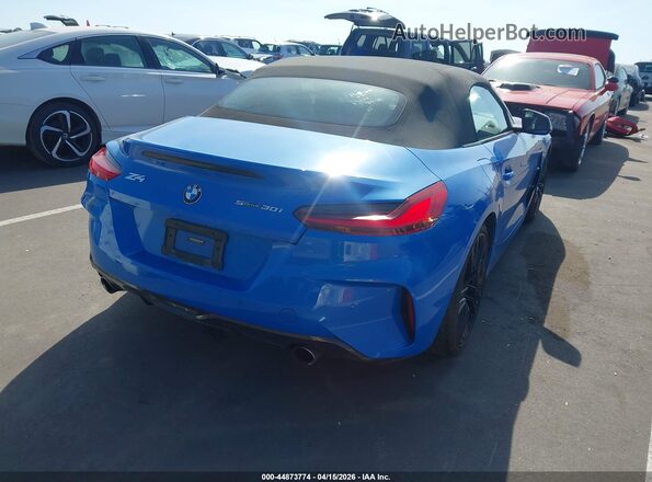 WBAHF3C08LWW57075 2020 BMW Z4 Blue Rear right