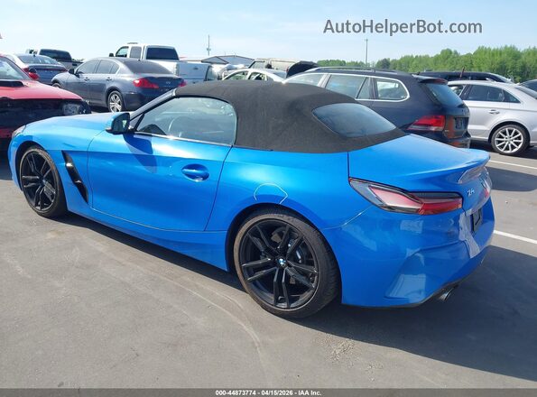 WBAHF3C08LWW57075 2020 BMW Z4 Blue Rear left