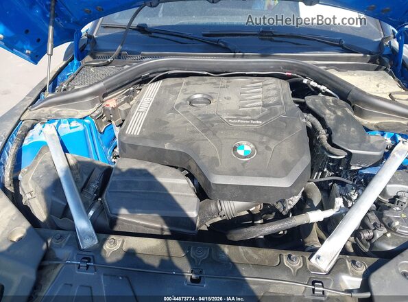 WBAHF3C08LWW57075 2020 BMW Z4 Blue Rear view