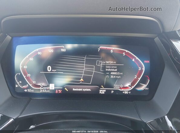WBAHF3C08LWW57075 2020 BMW Z4 Blue Rear seats view