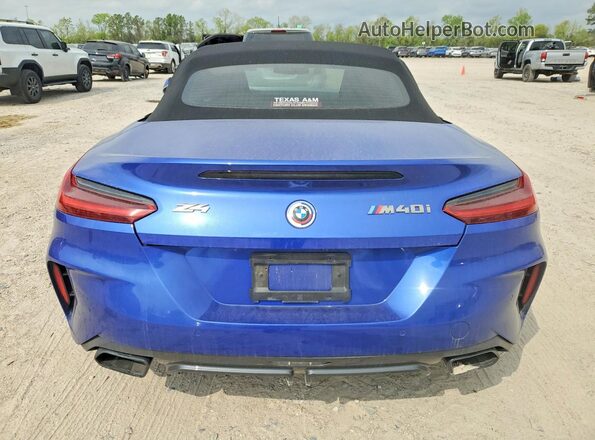 WBAHF9C04PWY20166 2023 BMW Z4 Blue Rear view