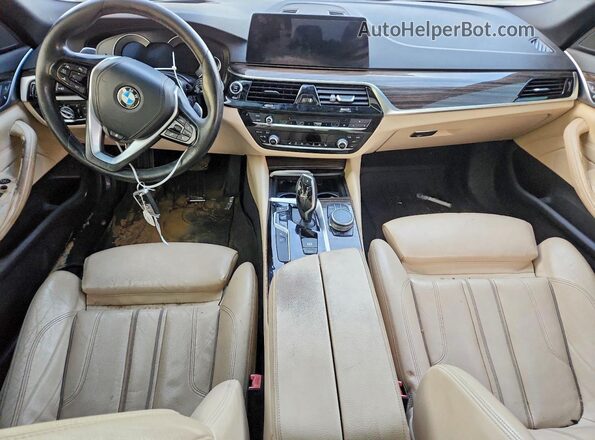 WBAJA5C34HG896517 2017 BMW 5 SERIES Черный Вид панели приборов