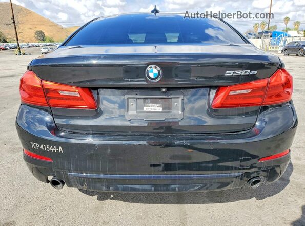 WBAJA9C53KB393607 2019 BMW 5 SERIES Black Вид ззаду
