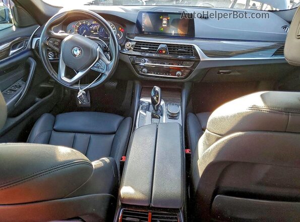 WBAJA9C53KB393607 2019 BMW 5 SERIES Black Вид панелі приладів