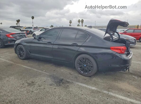 WBAJA9C58KB392422 2019 BMW 5 SERIES Black Rear left