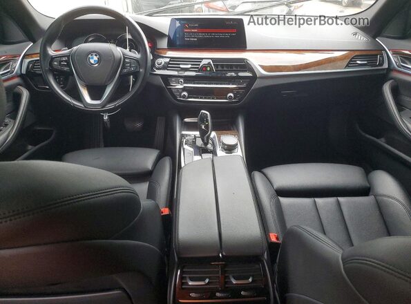 WBAJA9C58KB392422 2019 BMW 5 SERIES Black Dashboard view