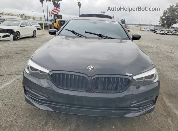 WBAJA9C58KB392422 2019 BMW 5 SERIES Black Front view
