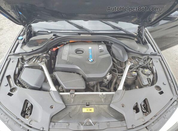 WBAJA9C58KB392422 2019 BMW 5 SERIES Black Rear interior view