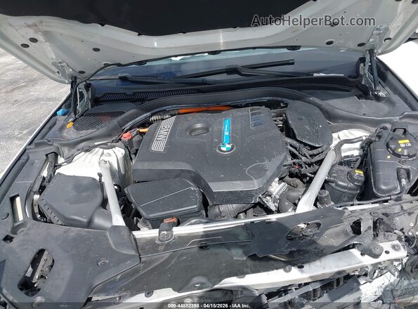WBAJB1C03LCE08673 2020 BMW 5 SERIES White Widok z tyłu