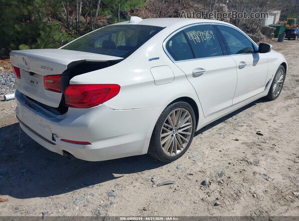 WBAJB1C58JB374743 2018 BMW 5 SERIES White Задня права чверть