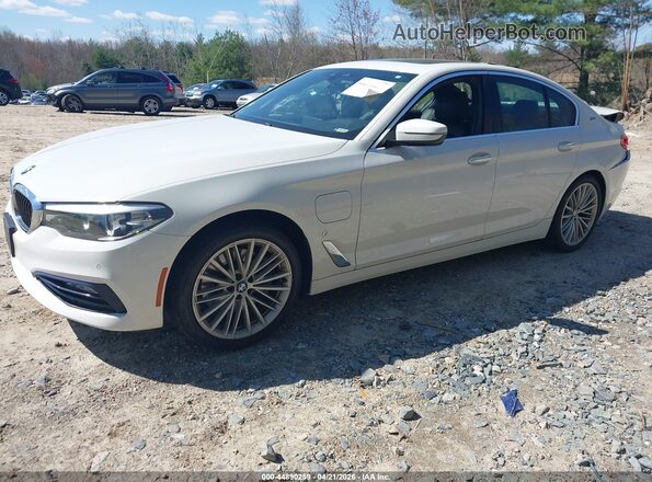 WBAJB1C58JB374743 2018 BMW 5 SERIES White Передня ліва чверть