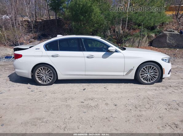 WBAJB1C58JB374743 2018 BMW 5 SERIES White Вид задньої частини салону