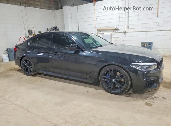 WBAJB9C50JB036722 2018 BMW M5 Черный Передняя правая четверть