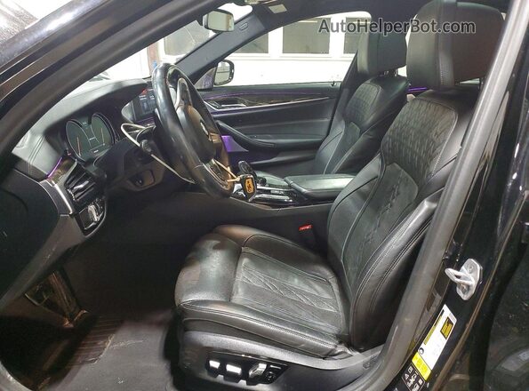 WBAJB9C50JB036722 2018 BMW M5 Черный Вид салона спереди