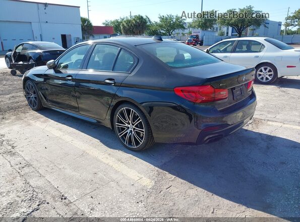 WBAJB9C51JB035160 2018 BMW 7 SERIES Black Trasero izquierdo