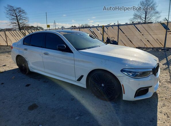 WBAJB9C59JB035441 2018 BMW M5 Белый Передняя правая четверть
