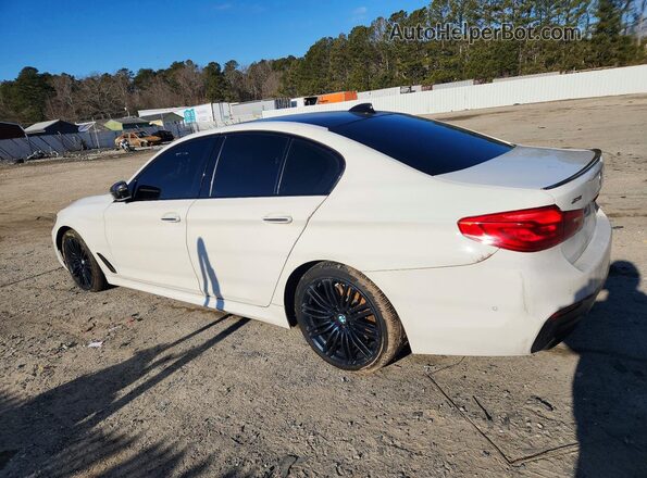 WBAJB9C59JB035441 2018 BMW M5 Белый Задняя левая четверть