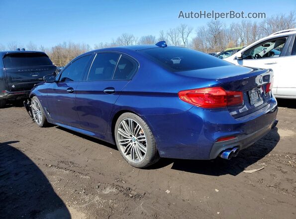 WBAJB9C59JB036458 2018 BMW M5 Blue უკანა მარცხენა