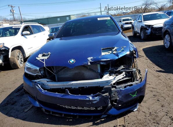 WBAJB9C59JB036458 2018 BMW M5 Blue წინა ხედი
