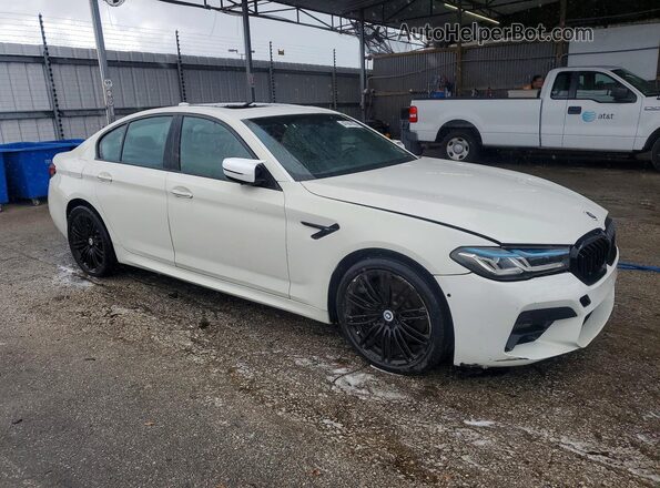WBAJE5C38HG477901 2017 BMW 5 SERIES White Delantero derecho
