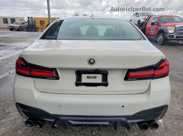 WBAJE5C38HG477901 2017 BMW 5 SERIES White Vista trasera