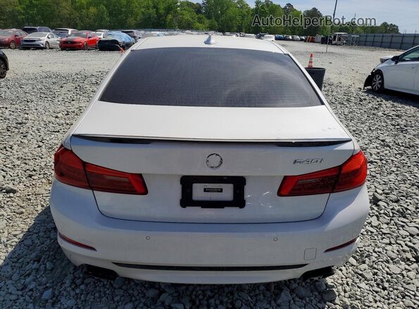 WBAJS1C03LCE49515 2020 BMW 5 SERIES White Widok z tyłu