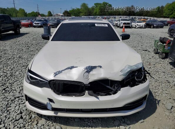 WBAJS1C03LCE49515 2020 BMW 5 SERIES White Widok z przodu