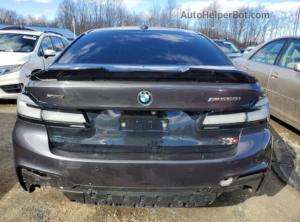 WBAJS7C03LCE02679 2020 BMW M5 Black Հետևի տեսք