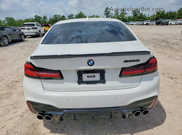 WBAJS7C05LCD82435 2020 BMW M5 White Вид ззаду