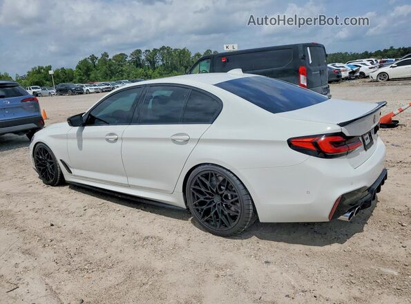 WBAJS7C05LCD82435 2020 BMW M5 White Задня ліва чверть