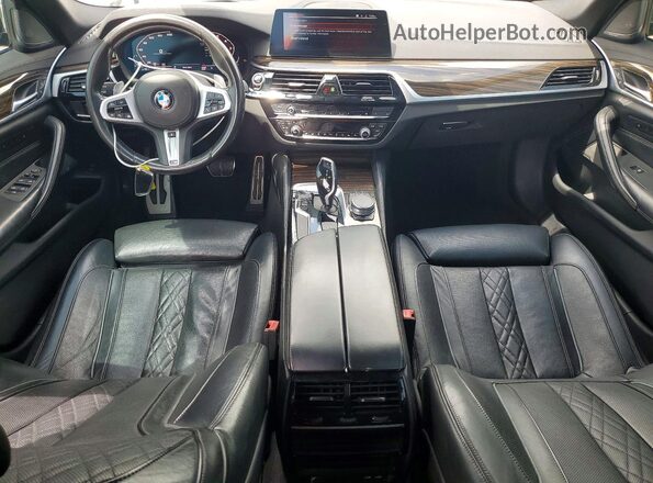 WBAJS7C05LCD82435 2020 BMW M5 White Вид панелі приладів