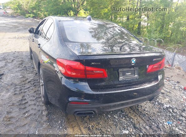 WBAJS7C06LCD33518 2020 BMW 5 SERIES Black Trasero izquierdo